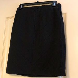 Black pencil skirt